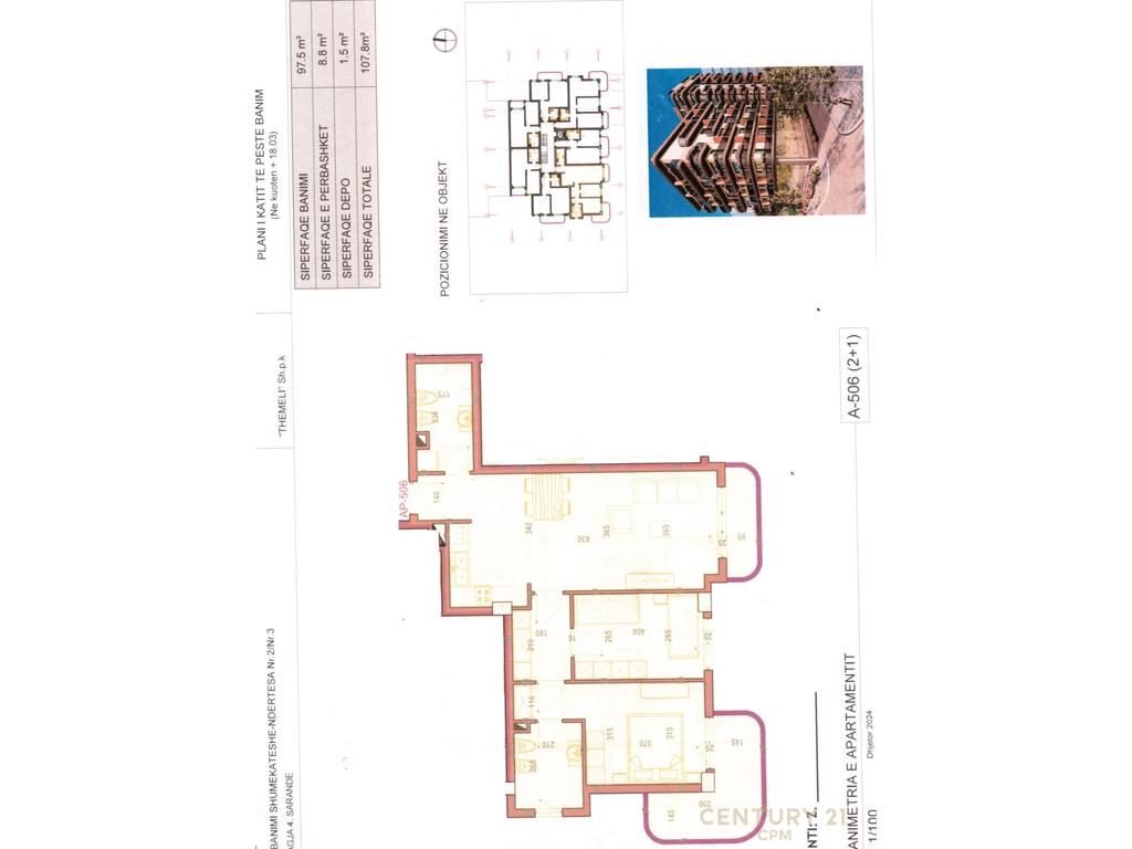 SARANDE SHESIM APARTAMENT 2+1+2 ME PAMJE NGA DETI ,100 METRA LARG DETIT , MUNDESI PER PAGESA ME KESTE - Century 21 Alban...