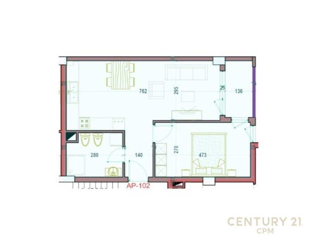 APARTAMENT 1+1 PER SHITJE NE SARANDE, 100 METRA LARG DETIT!