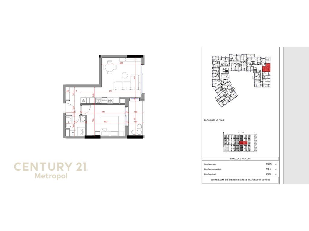SHES APARTAMENT 1+1 NE REZIDENCEN NORT-PASKUQAN!