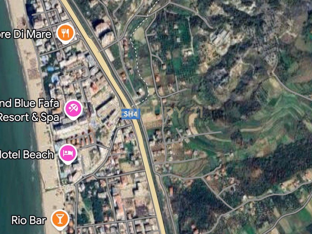 Tokë për Shitje në Golem, Durrës – 1810 m² mbi Autostradë 240000€