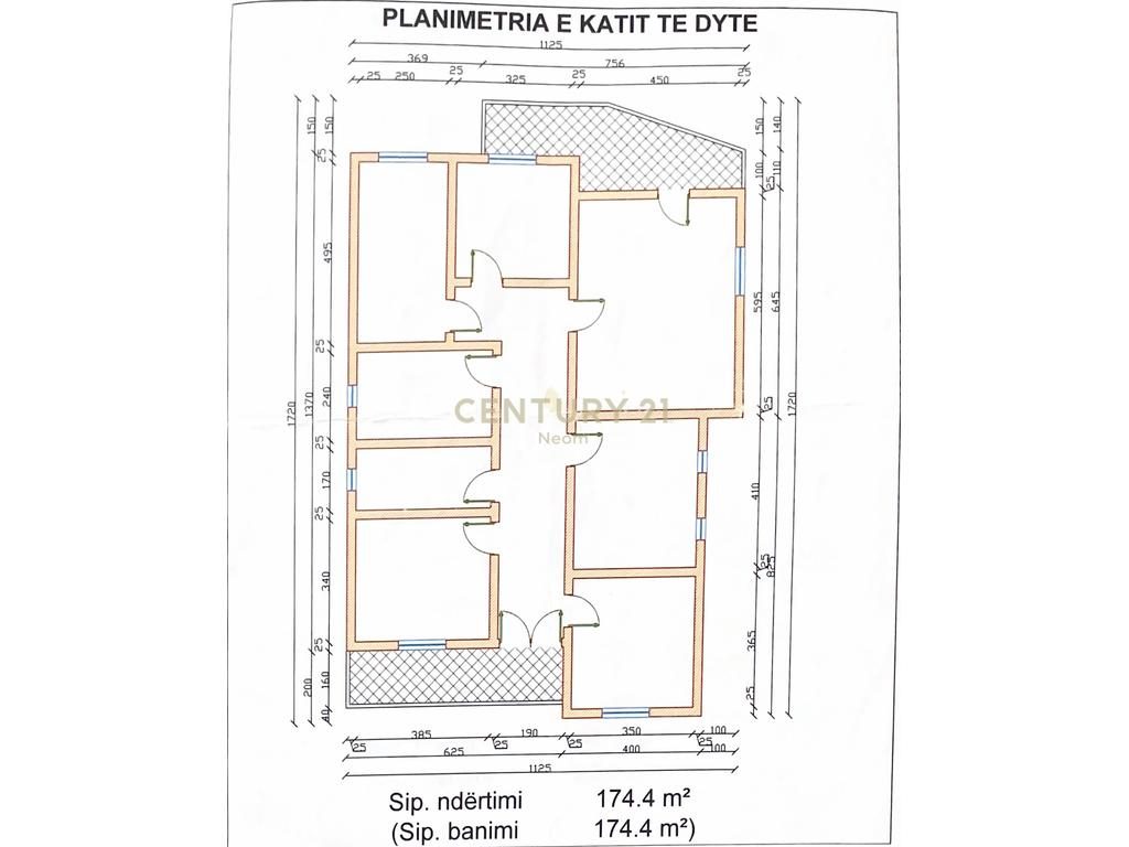 VILË PËR SHITJE - 526m²  TEK FUSHA SPORTIT, LAPRAKË