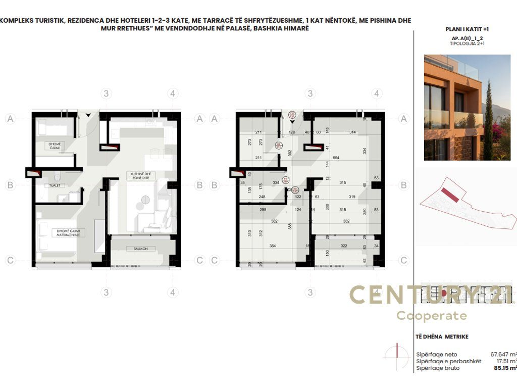 APARTAMENT 2+1 NE SHITJE NE "IONIAN PALASE" - 238,440€ | 85.2 m²