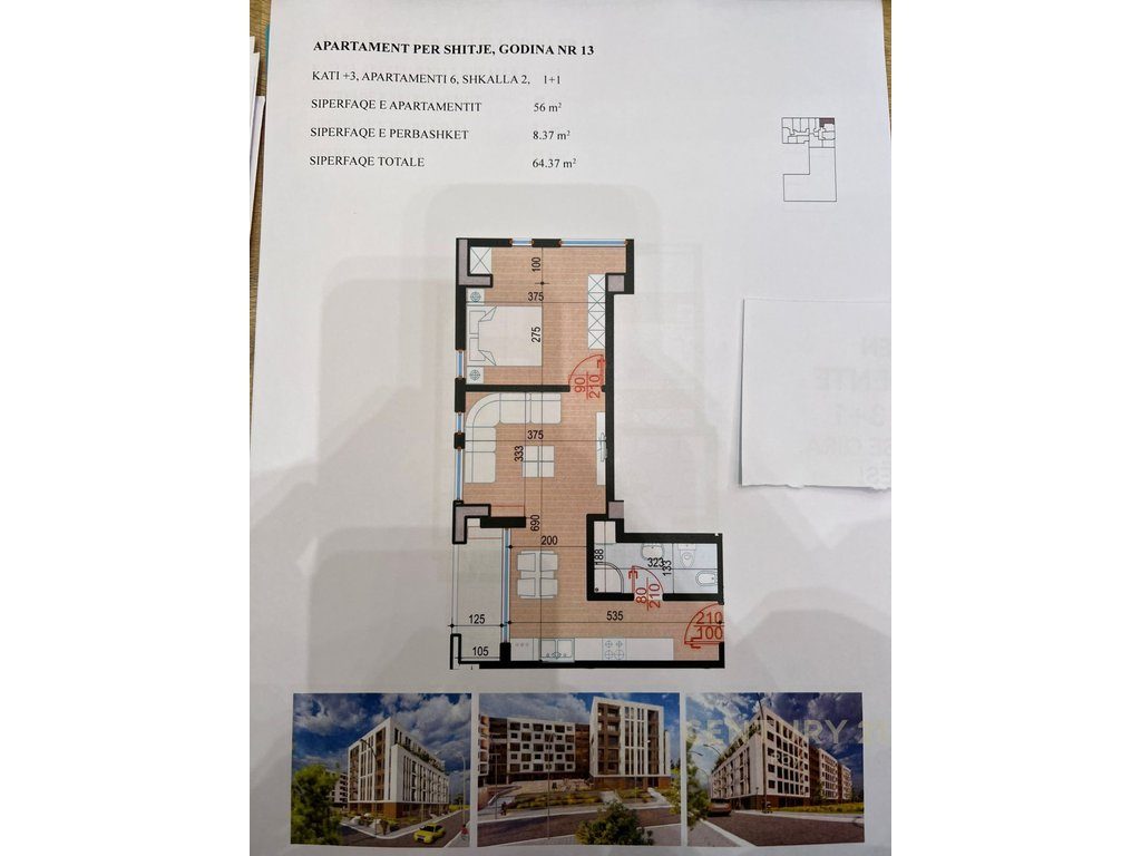 Apartament 1+1 Për Shitje në Golem, Durrës - 77,244€ | 64 m²