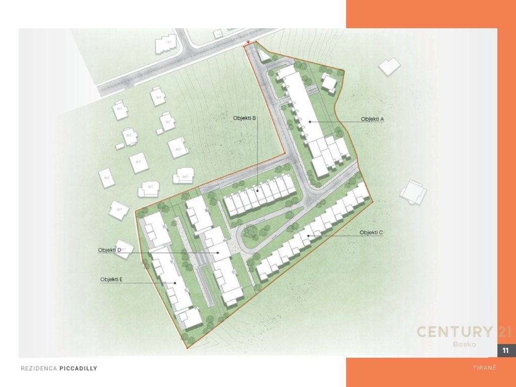 Duplex Modern në Rezidencën Piccadilly pranë TEG për Shitje