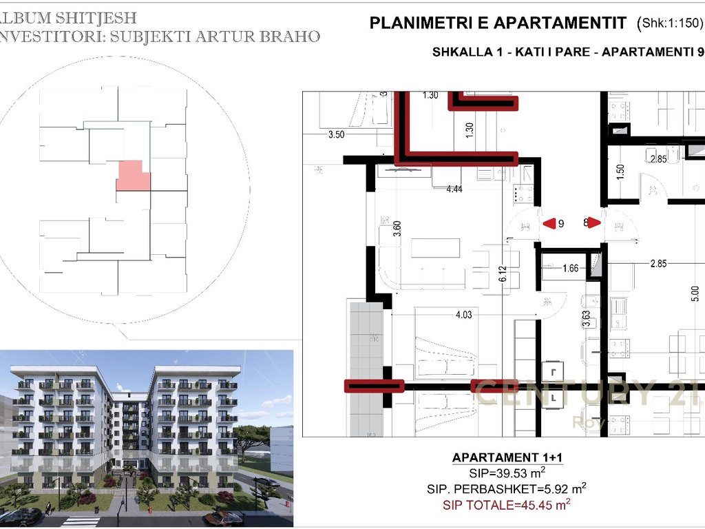 APARTAMENT 1+1 PER SHITJE NE GOLEM MUNDESI PAGESE ME KESTE!