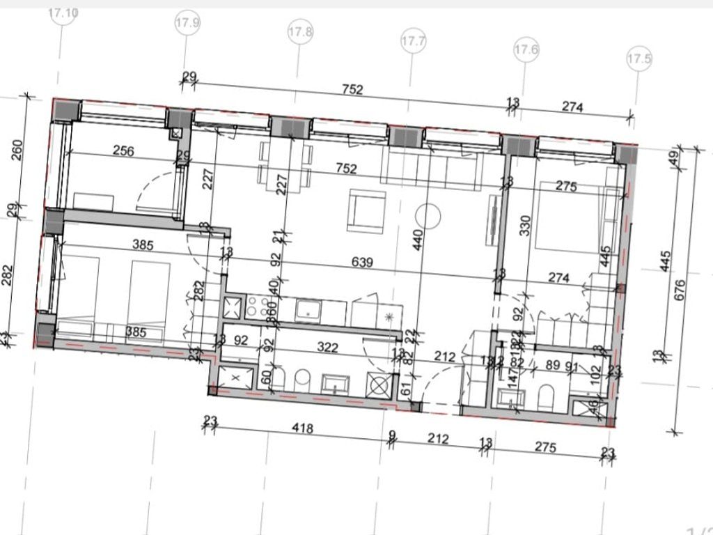 Apartament 2+1 në shitje në Ali Demi, Tiranë
