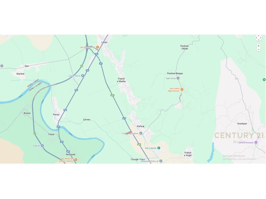 Shitet Toke Are ne Kafaraj, Fier - 3340m2