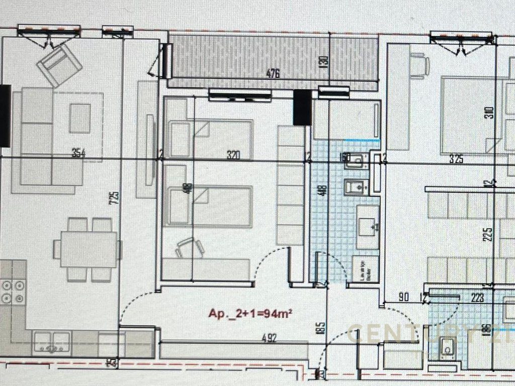 Shitet apartament 2+1+2, ne Rezidencen Ringside, Paskuqan!