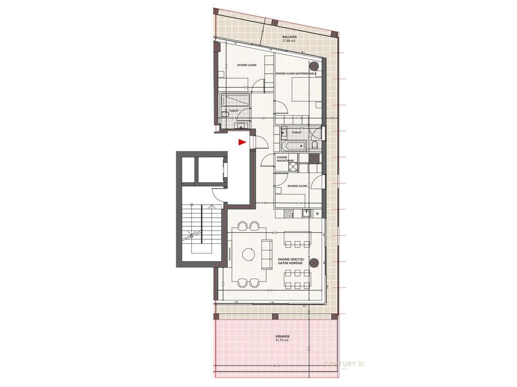 Shitet Penthouse në Vlora Marina