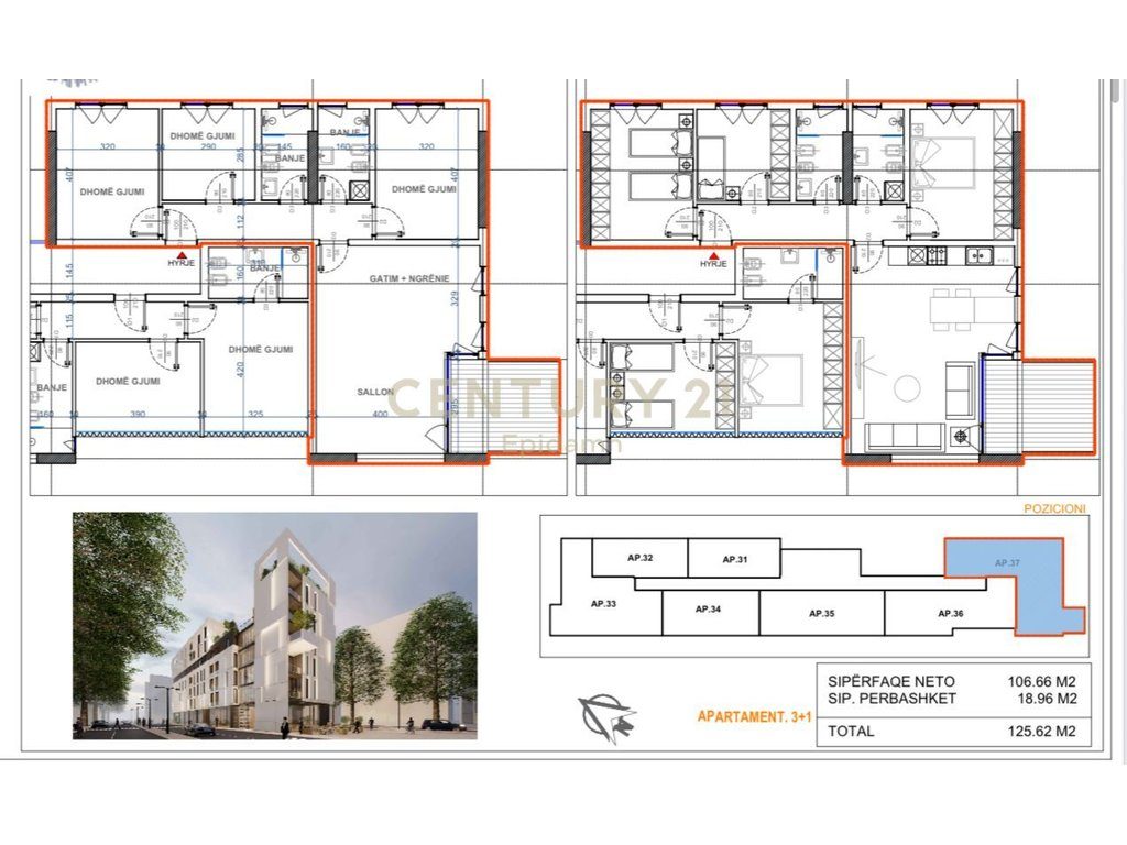 Iluminar Residence - Apartament 3+1+3 për shitje !!
