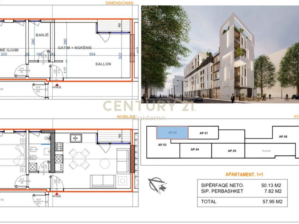 Iluminar Residence - Apartament 1+1 për shitje !!