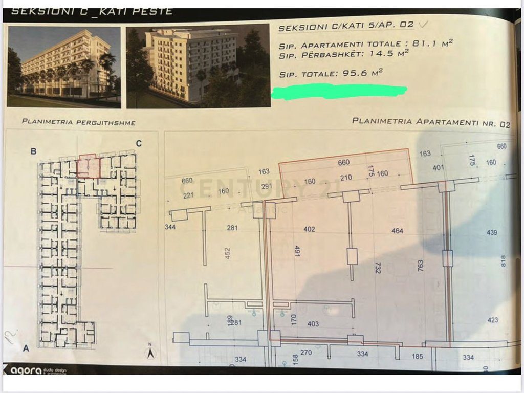 Apartament 1+1+ballkon , BONITA RRUGA VIENA në shitje në Golem, Durrës - 114,720€ | 95.6 m²