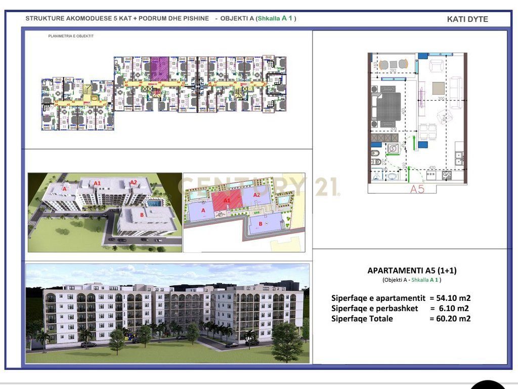 FILLUAN SHITJET! APARTAMENT 1+1 NE REZIDENCEN ME TE RE NE GOLEM  !