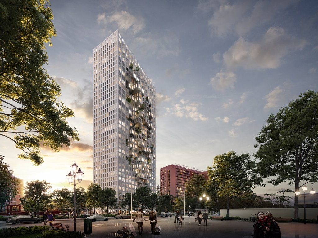 Shitet Apartament 3+1+2 në Downtown Tirana; Kati i 35-të |  Pamje panoramike!
