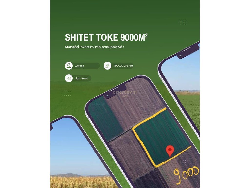 Shitet Tokë Bujqësore 9,000 m² në Divjakë !!