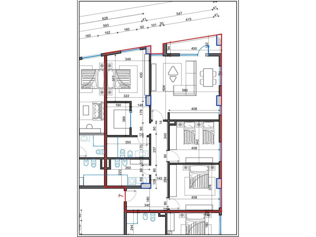 PASKUQAN❗ APARTAMENT 3+1+ 2 PËR SHITJE – KOMPLEKS REZIDENCIAL NË RRUGE KRYESORE!