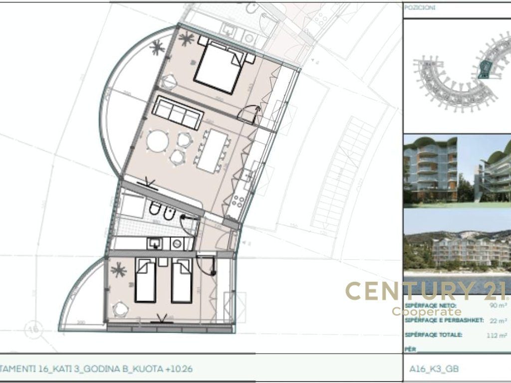 EKSKLUZIVE! SHESIM APARTAMENT 2+1 NE PROJEKTIN LUKSOZ RADISOL RESIDENCE, RADHIME.