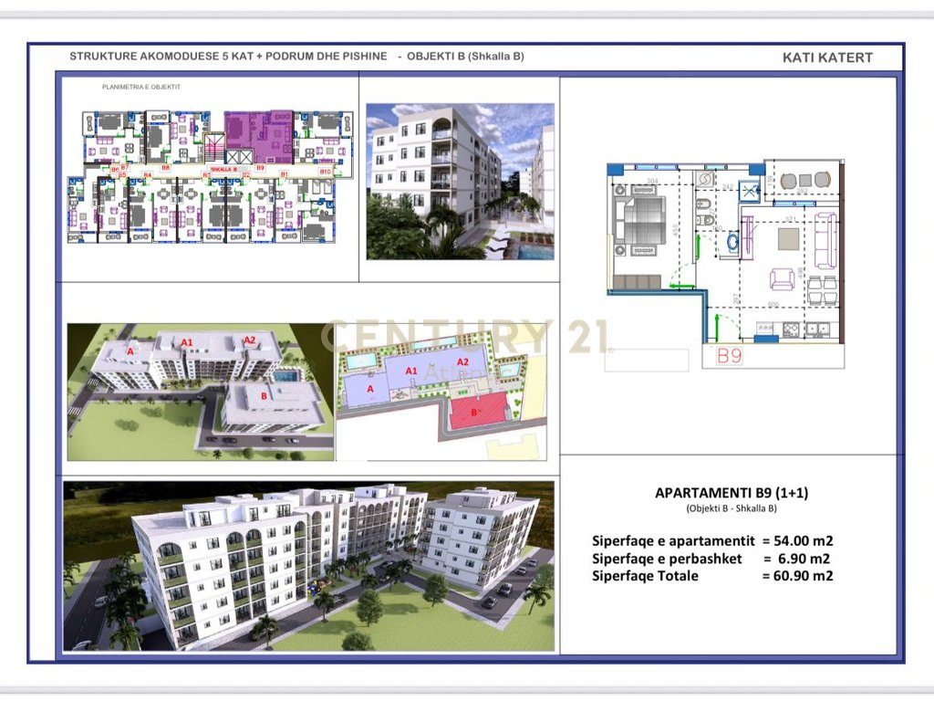 FILLUAN SHITJET! APARTAMENT 1+1NE REZIDENCEN ME TE RE NE GOLEM  !