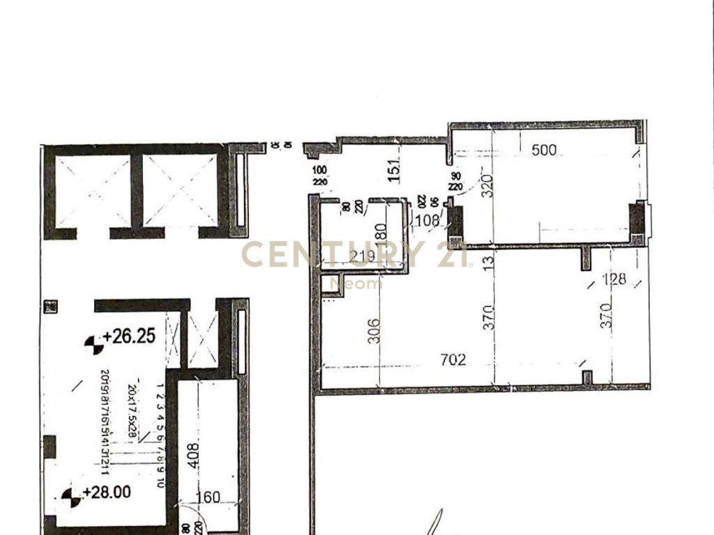 SHITET APARTAMENT 1+1 TE SQUARE 21, RRUGA E KAVAJES!