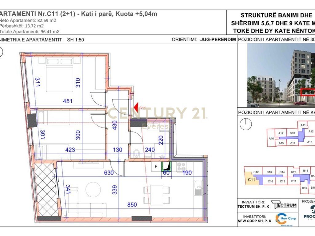 RR.JORDAN MISJA, SHESIM APARTAMENT 2+1