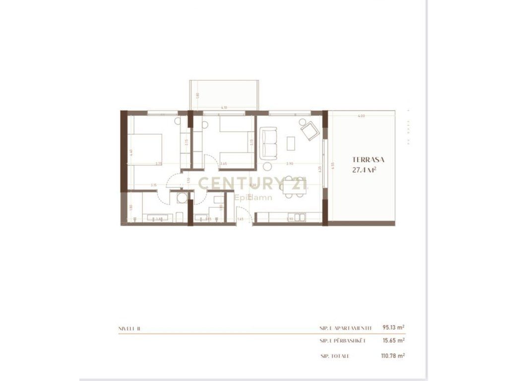 Apartament 2+1+2 për Shitje tek residenca ''HERA ''! 
Mundesi pagese me keste !