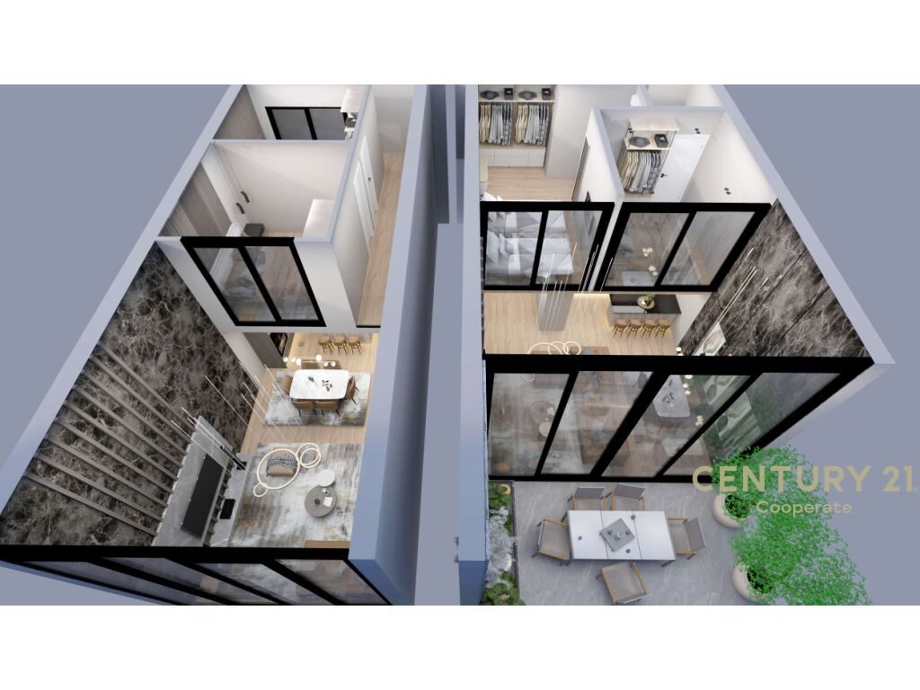 SHESIM DUPLEX 65 m2  - 2+1+1 - RADHIME - VIJE E PARE ME DETIN