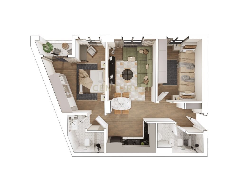 Apartament 2+1+2 për shitje tek Bulevardi i Ri!