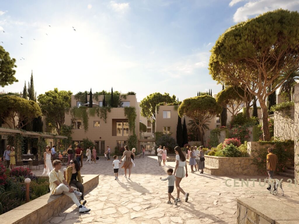 SHESIM APATAMENT 1+1 ME VERANDE NE RESORTIN TURISTIK VILLAGE SQUARE, DHERMI.