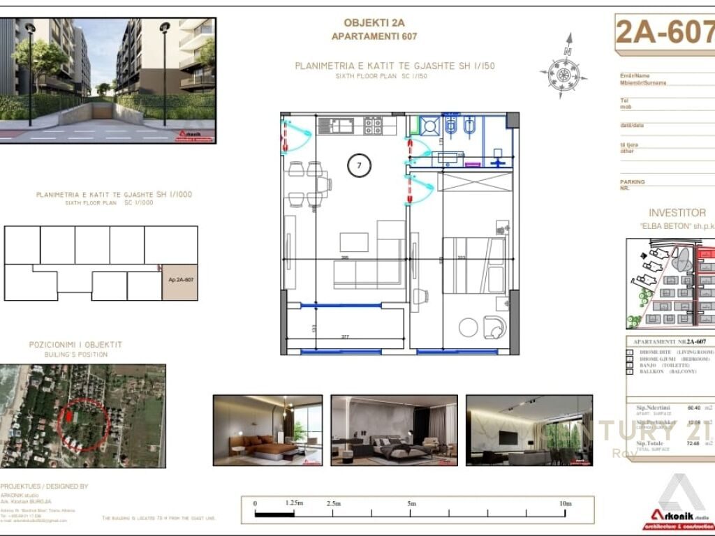 SHITET APARTAMENT 1+1 NE GOLEM TEK LIBURNA RESIDENCE!