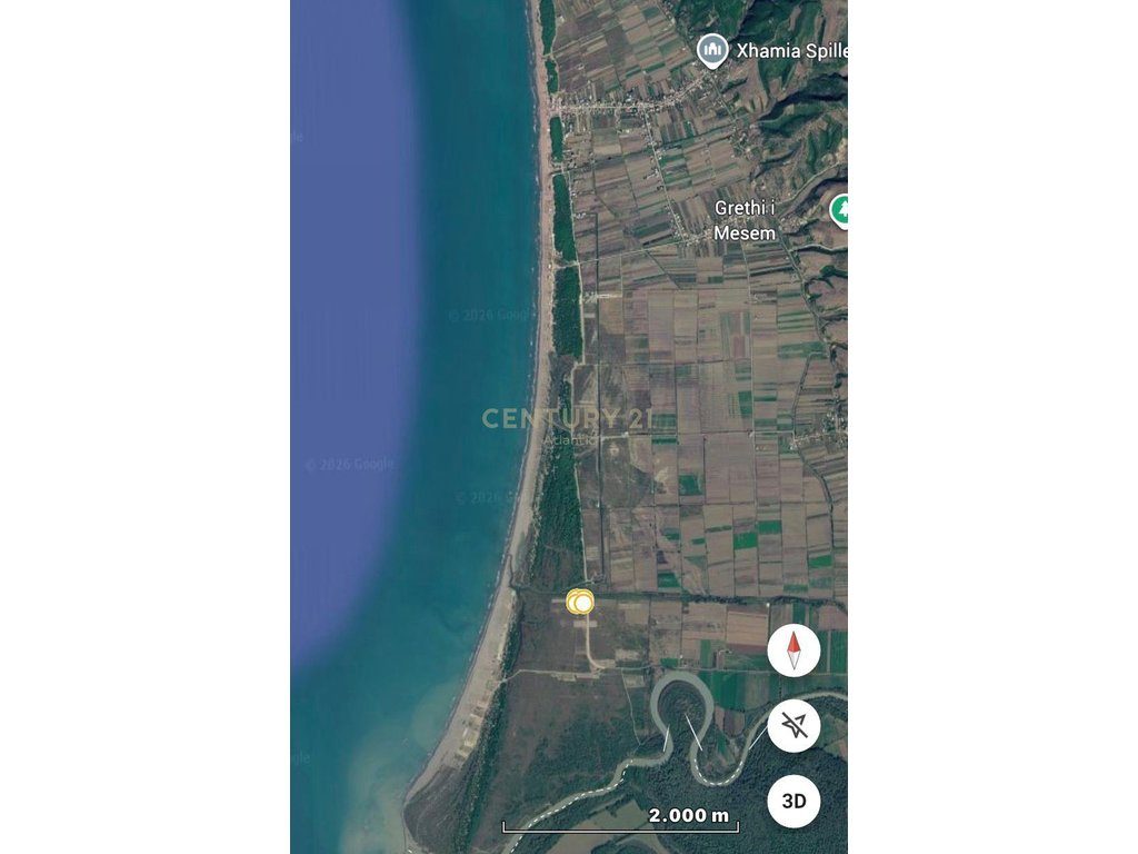 Tokë Për Shitje në  Rreth-Greth, Spille, Kavaje.