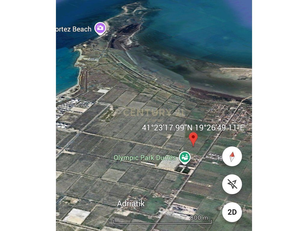 Shitet tokë në Sektor Rinia, Durrës,