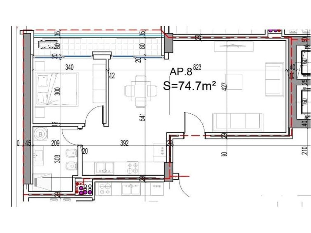 SHITET APARTAMENT 1+1 NE KOMPLEKSIN POSEIDON NE LUNGOMARE!