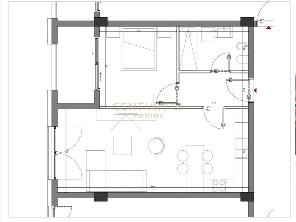 SHESIM APARTAMENT 1+1 NE SUN PALASE!