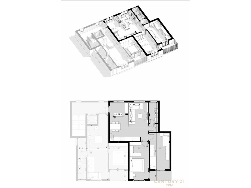Shitet apartament 2+1 tek Liqeni i Farkes!
