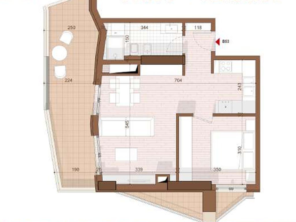 SHITET APARTAMENT 1+1+ VERANDE NE SHENGJIN