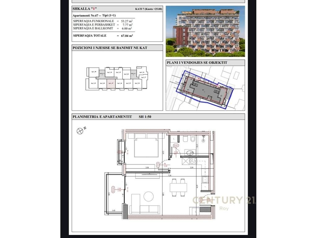 FILLUAN SHITJET TEK REZIDENCA ME E RE NE MALIN E ROBIT "ALMAR REZIDENC ''  VETEM 50 M LARG PALZHIT !!! - Century 21 Alba...