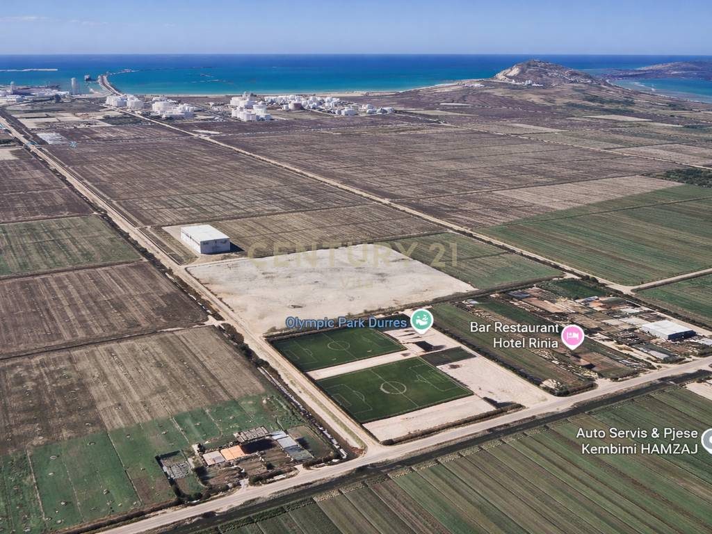 SHITET KAPANON 1800 M2 NDERTIM + 5000 M2 TOKE PRANE OLIMPIC PARK .  SPITALLE , DURRES !!!