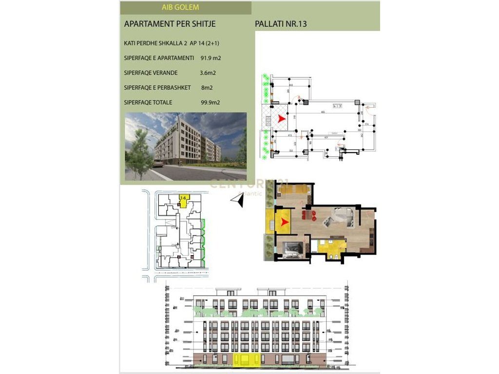 Apartament 2+1 Për Shitje në Golem, Durrës - 95,000.00€ | 103.5 m²