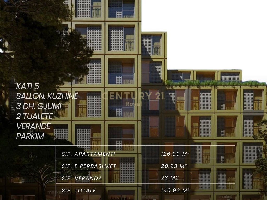 Shitet Apartament 3+1+2  tek Dispanceria – Rruga Siri Kodra