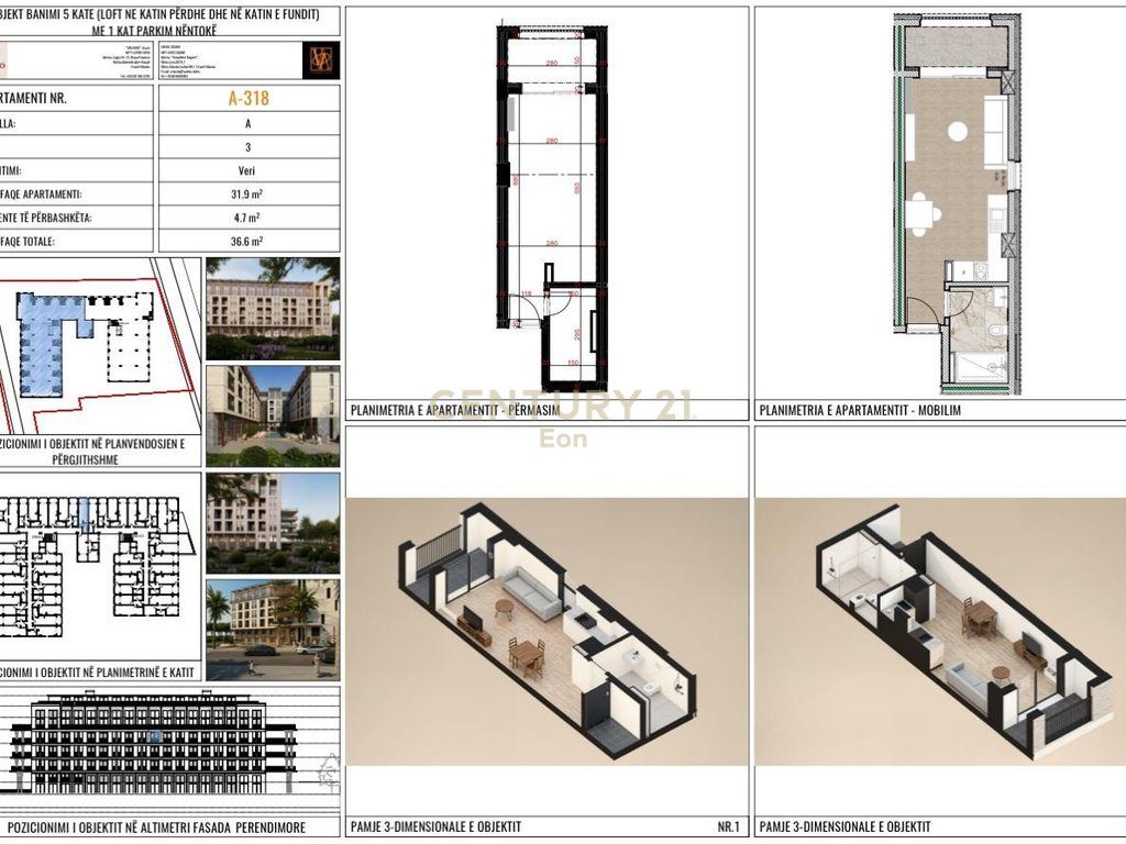 EXCLUZIVE , MUNDESI PAGESE ME KESTE , STUDIO PER SHITJE NE MIDDAL RESIDENCE !