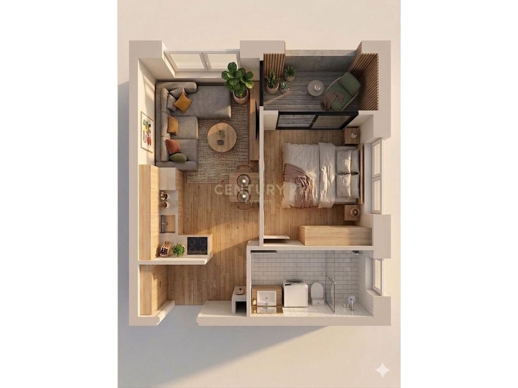 ALI DEMI, SHESIM APARTAMENT 1+1
