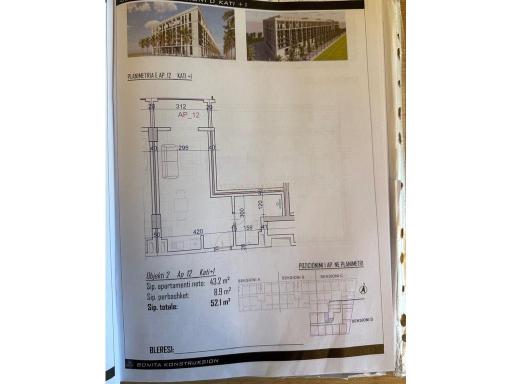 SHESIM APARTAMENT 1+1 TEK KOMPLEKSI VIENA MUNDESI PAGESE ME KESTE!