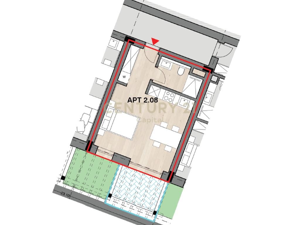 STUDIO APARTAMENT PREMIUM ME PAMJE NGA DETI TE FOLIE VILLAGE, JALË!