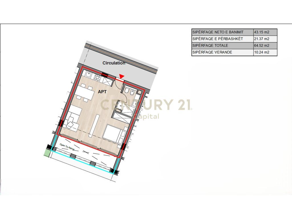 STUDIO APARTAMENT PREMIUM ME PAMJE NGA DETI TE FOLIE VILLAGE, JALË!