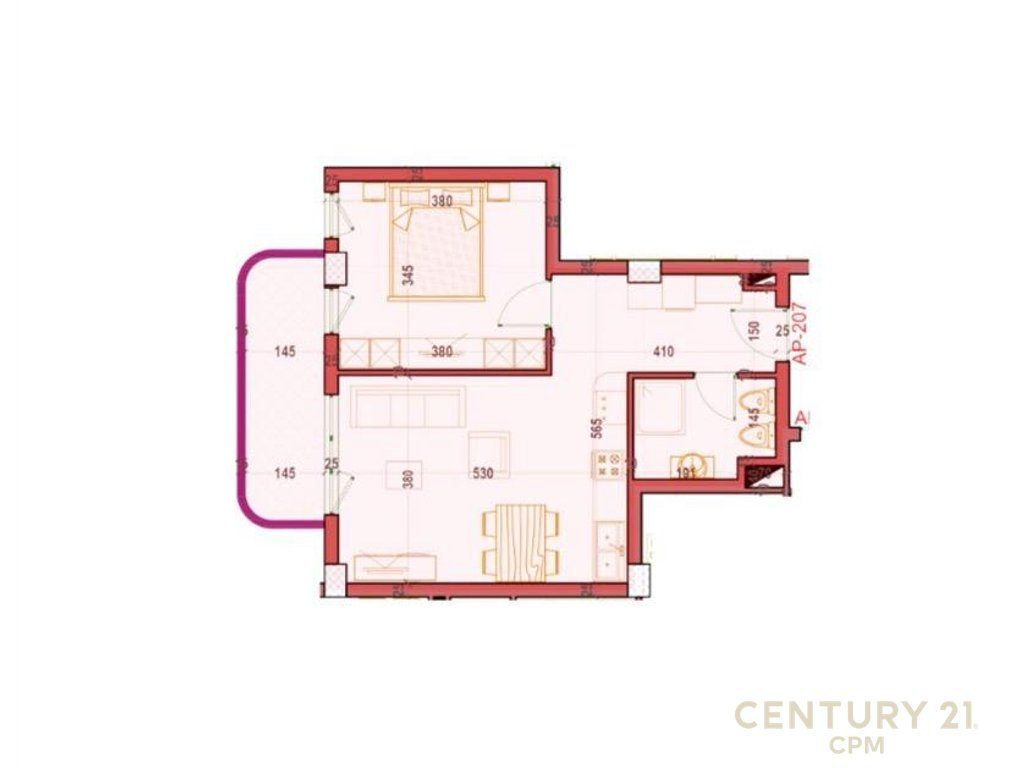 APARTAMENT 1+1 PER SHITJE NE SARANDE, 100 METRA LARG DETIT!