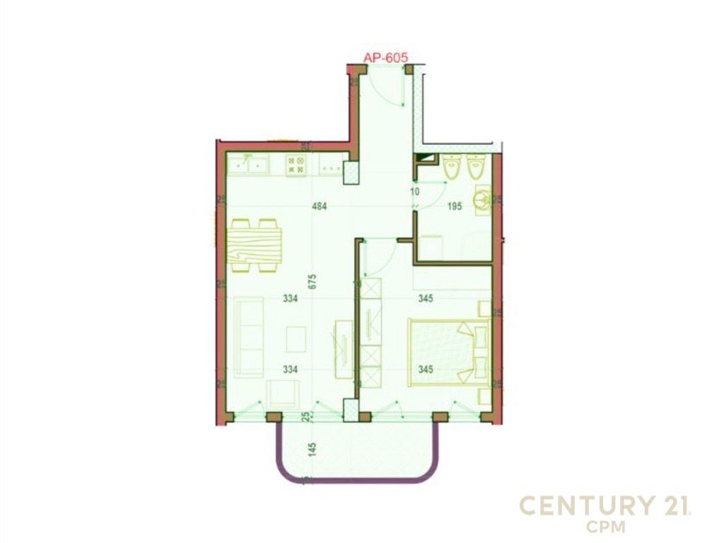 APARTAMENT 1+1 ME PAMJE NGA DETI PER SHITJE NE SARANDE!