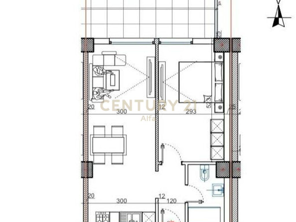Apartament 1+1 për shitje në Shëngjin – Lezhë, me pamje nga deti!