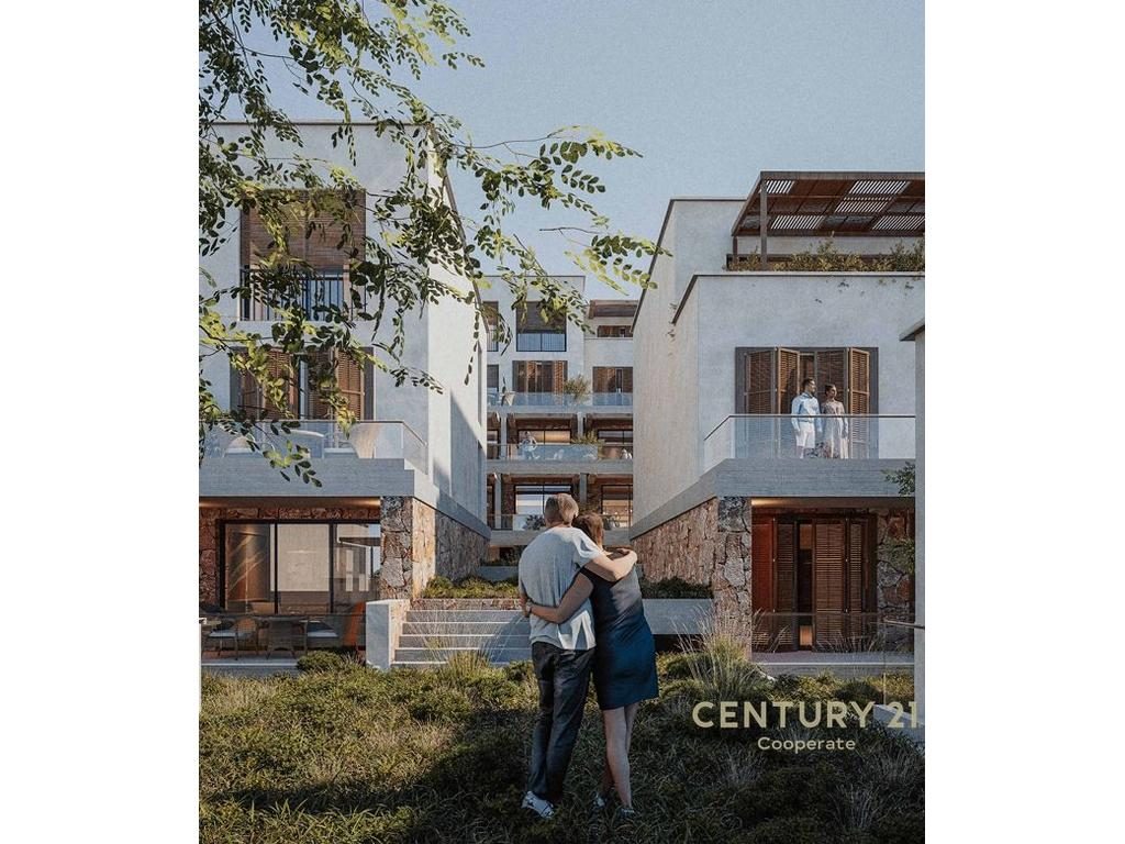 SHESIM APARTAMENT 2+1+2 ME VERANDË DHE PAMJE NGA DETI NË REZIDENCË EKSKLUZIVE NË DHËRMI