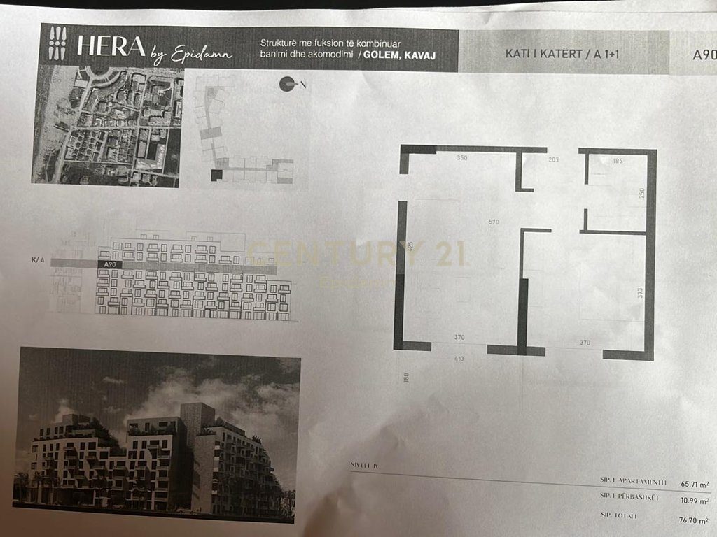 Apartament 1+1 për shitje tek residenca ''HERA ''!