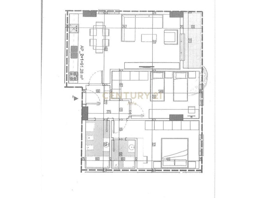 Aravel Residence , Kamez – Shitet Apartament 2+1 !